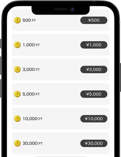 DOPAオリパ 購入したいポイントを選択する