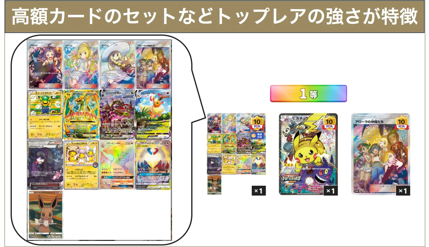 日本トレカセンターオリパの特徴