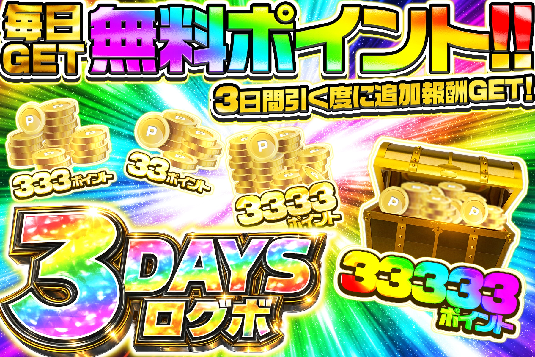 エクストレカ 3DAYSログボサムネ