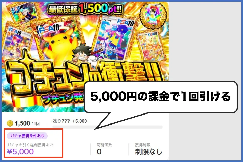 DOPA 課金で引けるアド確ガチャ