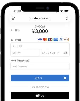 アイリストレカ 支払い手順3