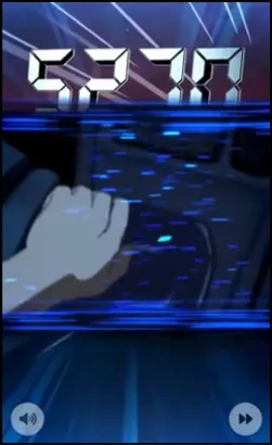 アイリストレカ 車演出 青