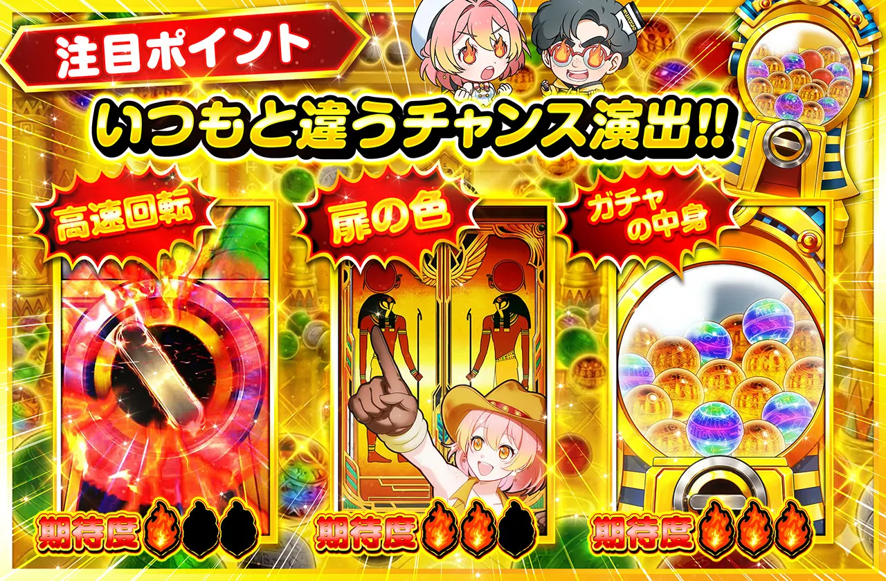 ガチャガチャ チャンス演出バナー