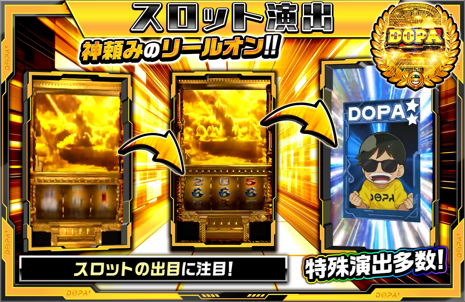 スロット演出解説バナー