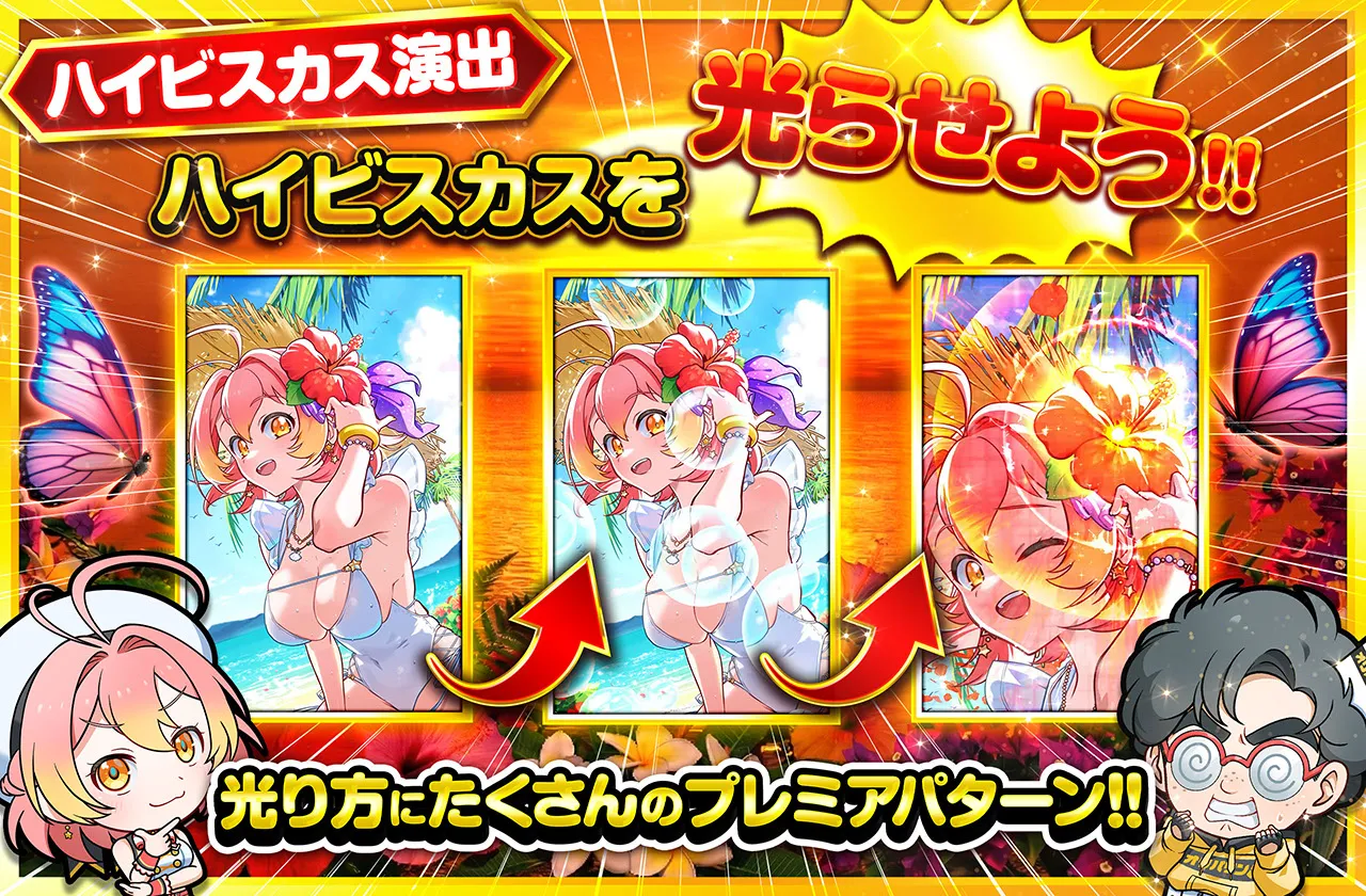 ハイビスカス 演出解説バナー