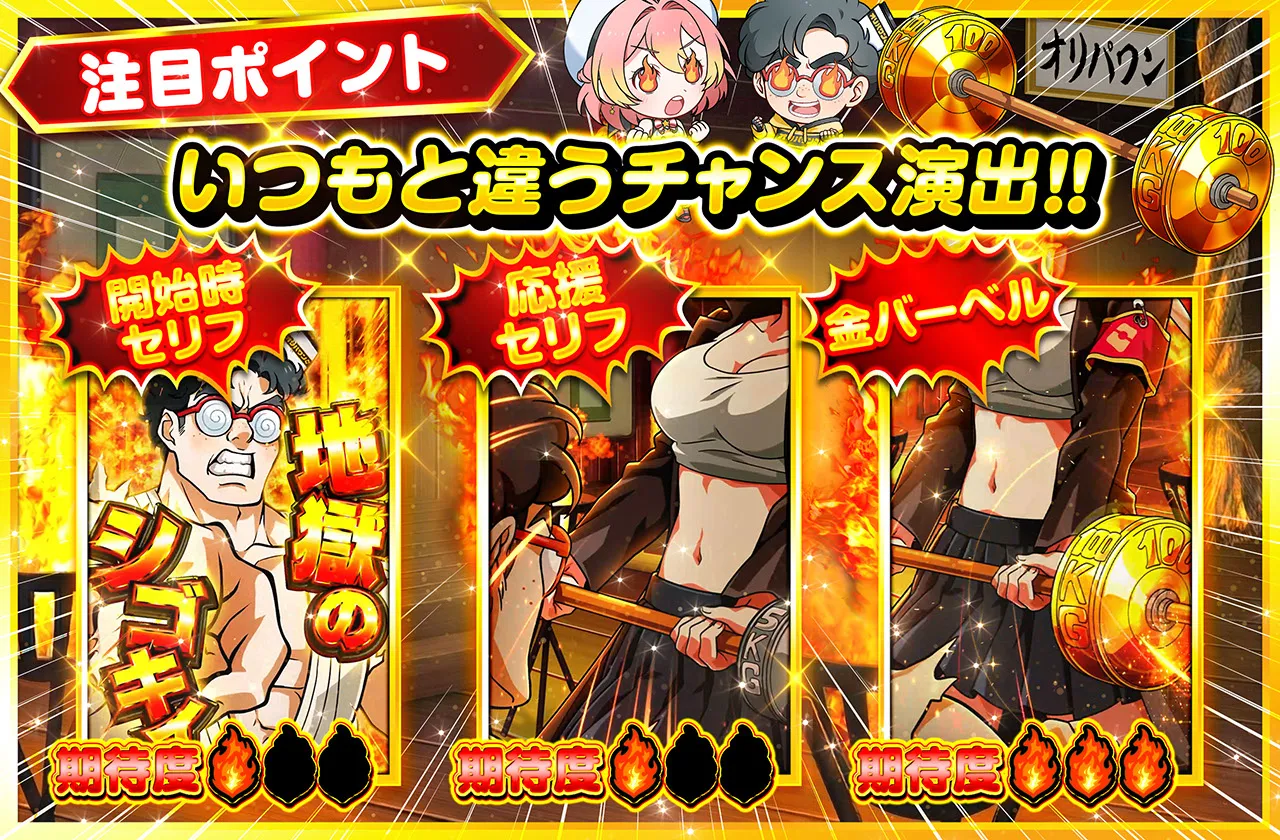 特訓演出 チャンス演出バナー