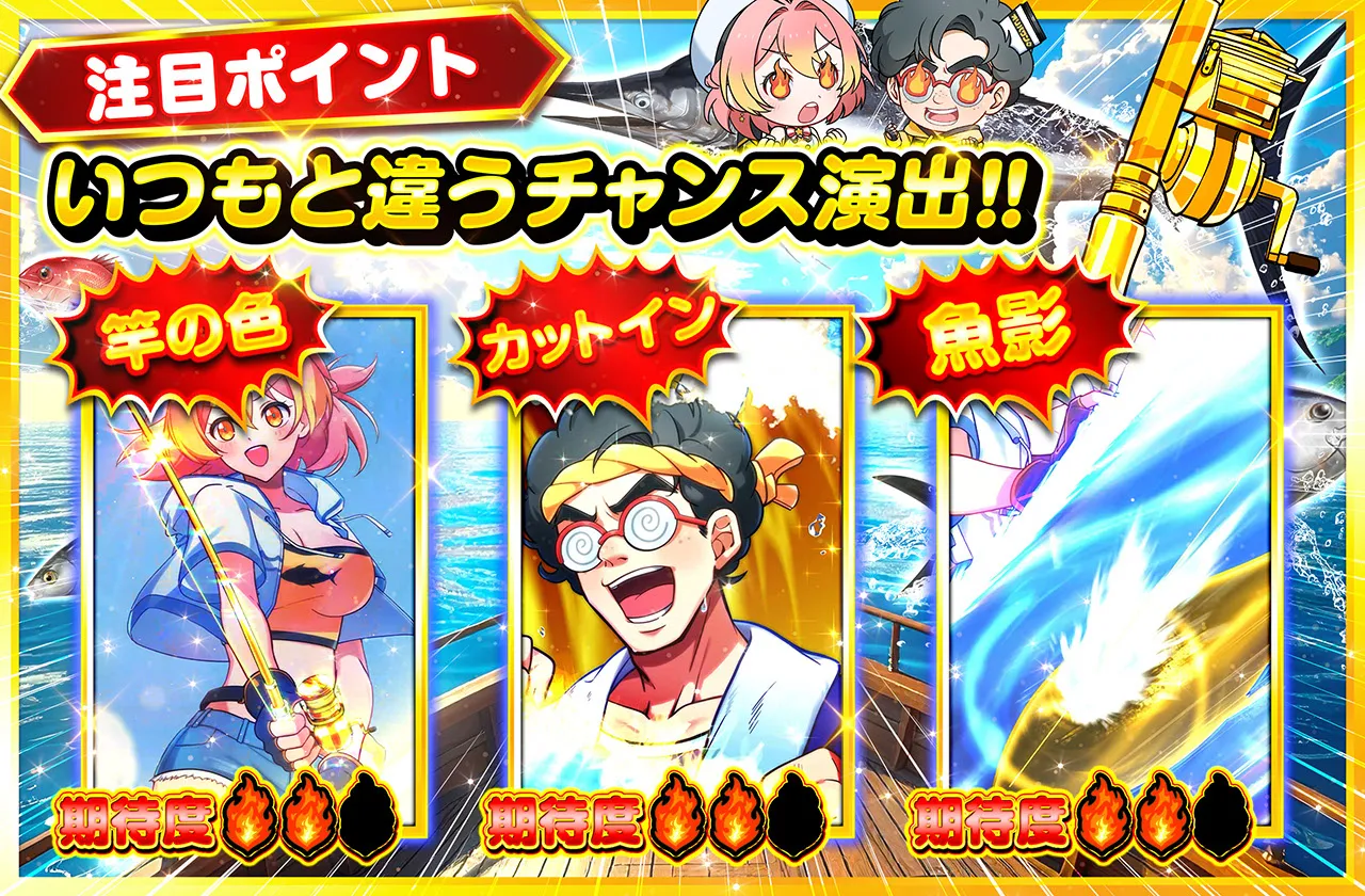 釣り チャンス演出バナー