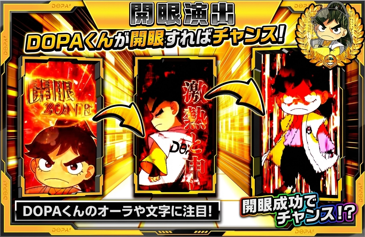 開眼演出解説バナー