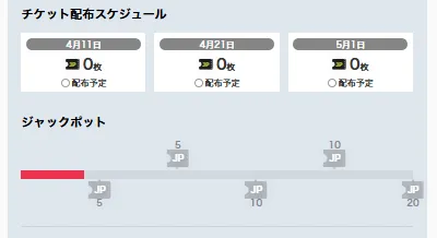 DOPAオリパのジャックポットゲージはポイント消費で貯まる