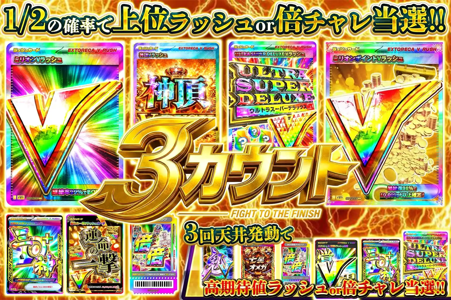 エクストレカ天井確率が低い