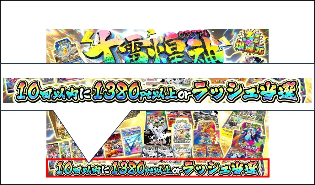 ループ性の高いオリパをまわす