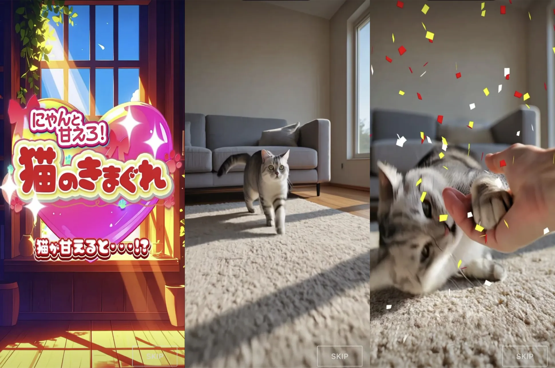 日本トレカセンター 猫のきまぐれ演出